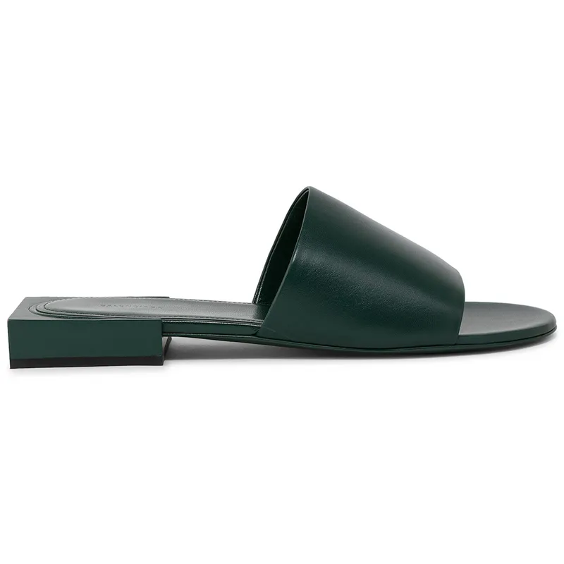 Balenciaga Box Mule Sandal Green (Women’s) (653796WA8FF3110)