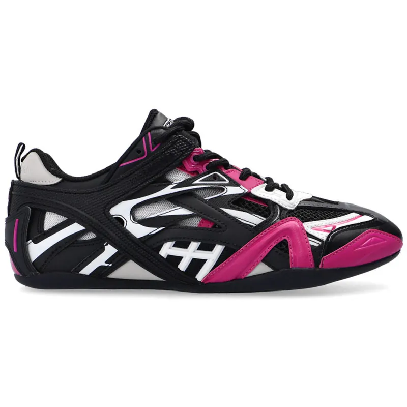 Balenciaga Closed Sneaker Black White Dark Pink (635497 W3AL1 5971)