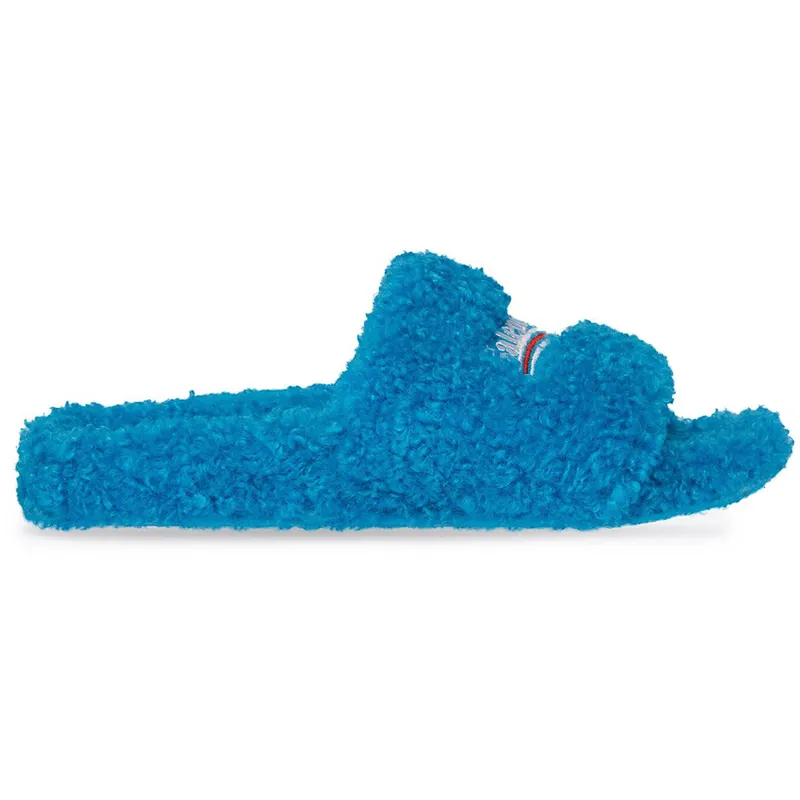Balenciaga Furry Slide Sky Blue (654747W2DO14296)