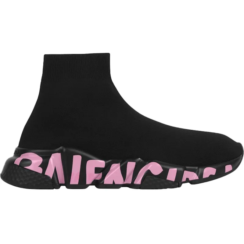 Balenciaga Graffiti Speed Black Pink (Women’s) (605942W05GE1156 / 605942W2DB71156)