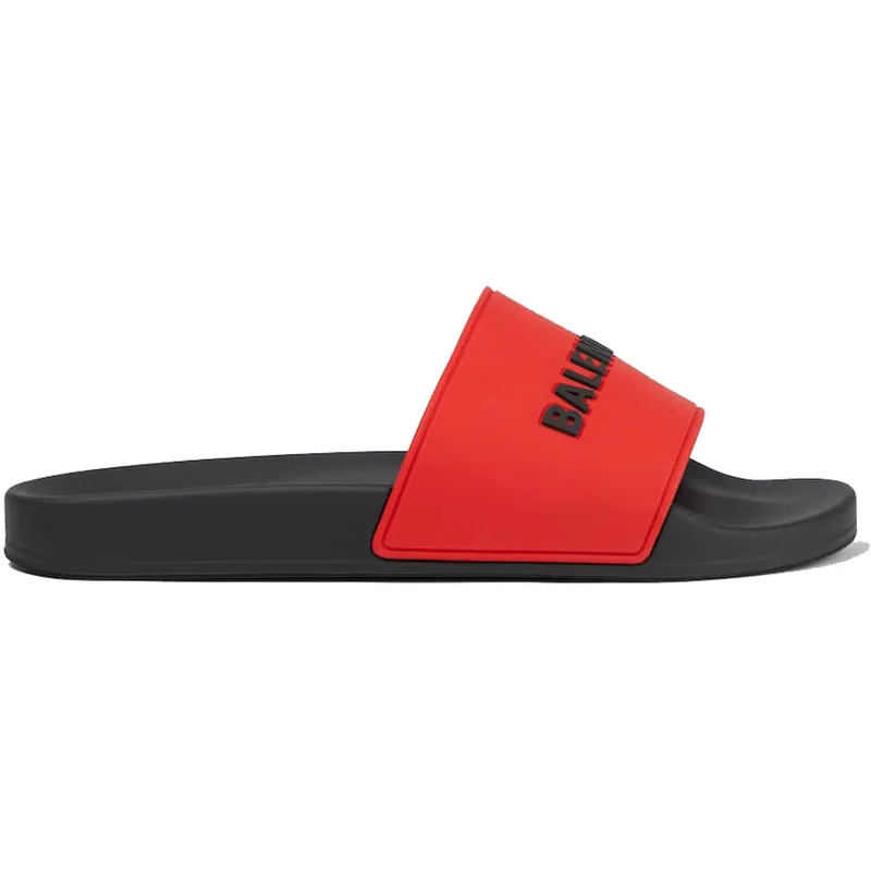 Balenciaga Pool Slide Blood Red Black (565826 W1S8A 6410)