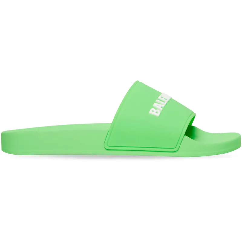 Balenciaga Pool Slide Green White (565826W1S823590)