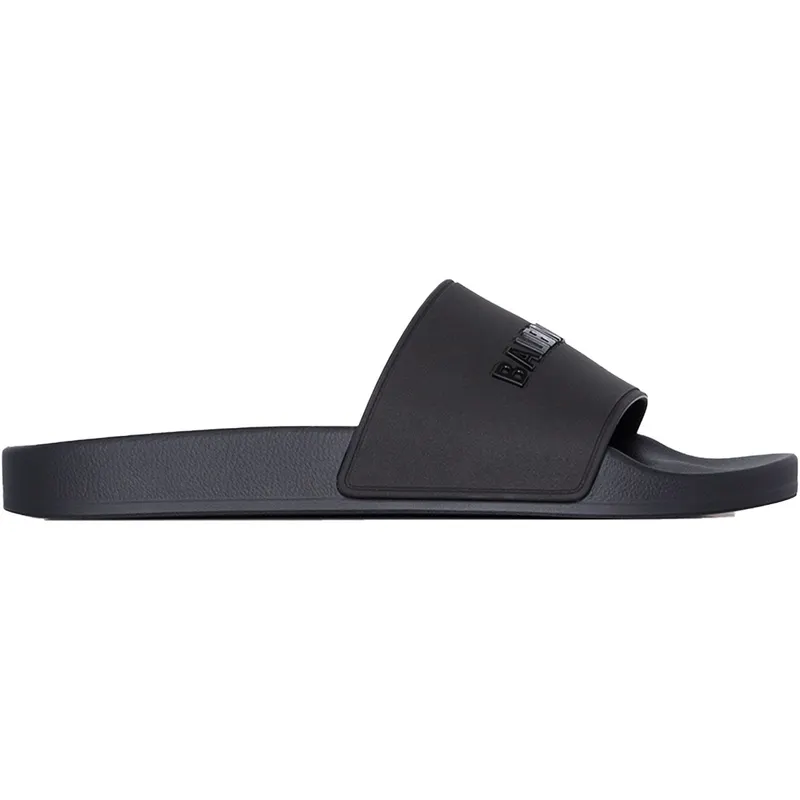 Balenciaga Pool Slides Double Black (Women’s) (565547W1S841000)