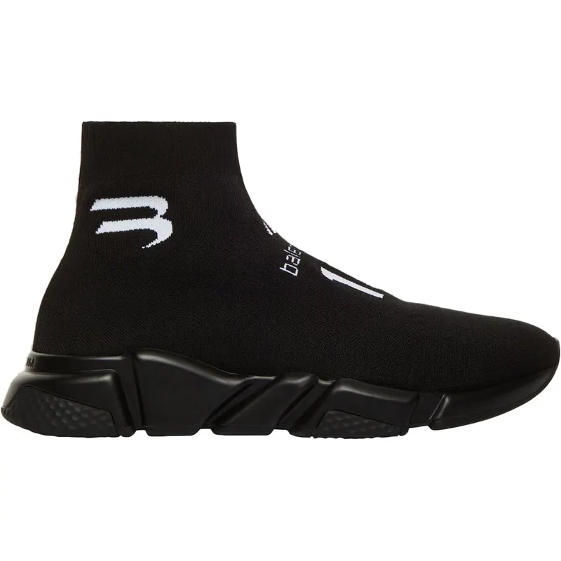 Balenciaga Speed 10 Black White (645734W2DBU1090)