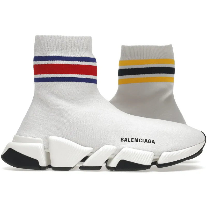 Balenciaga Speed 2.0 White Stripe (674617W2F609467)