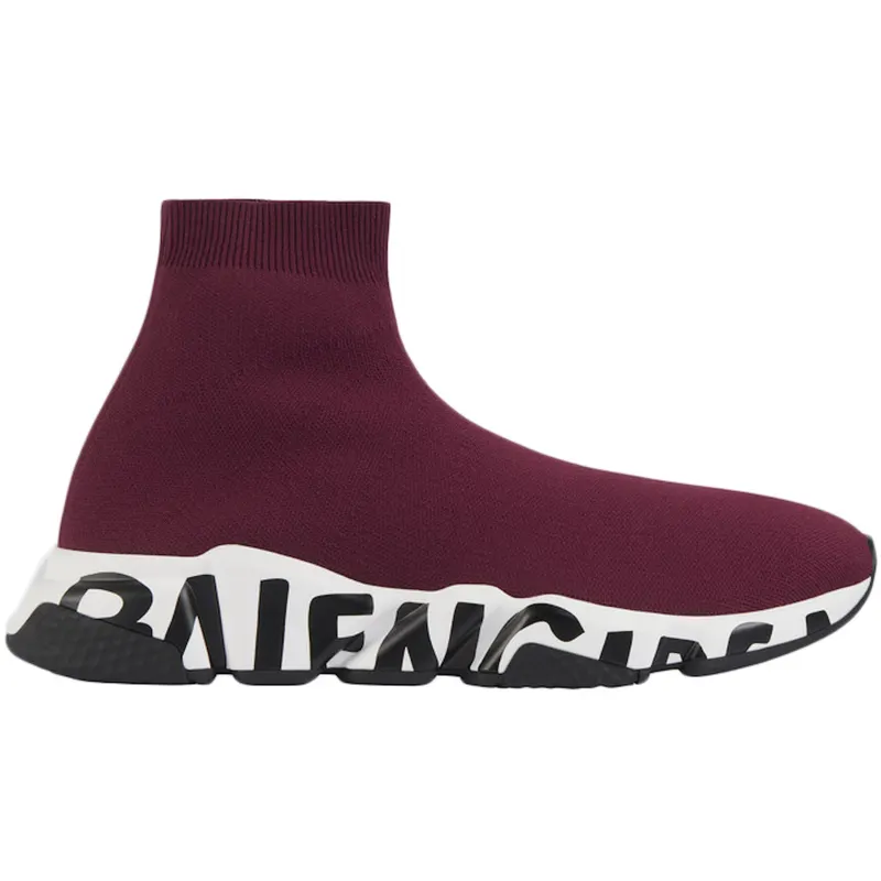 Balenciaga Speed Graffiti Purple (Women’s) (605942W2DB76091)