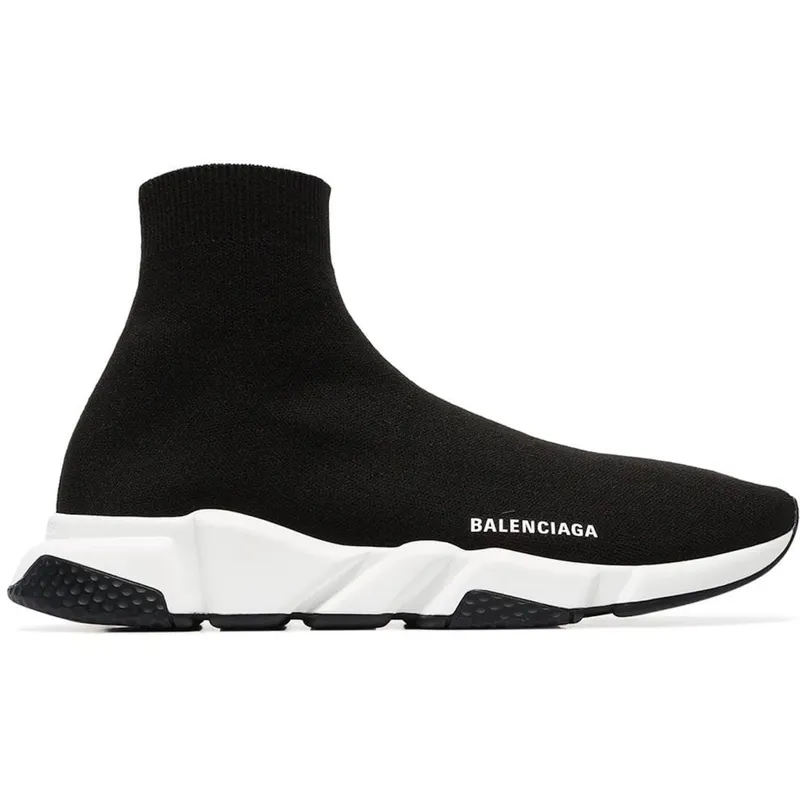 Balenciaga Speed Knit High Black 2018 (530349W05G01000)