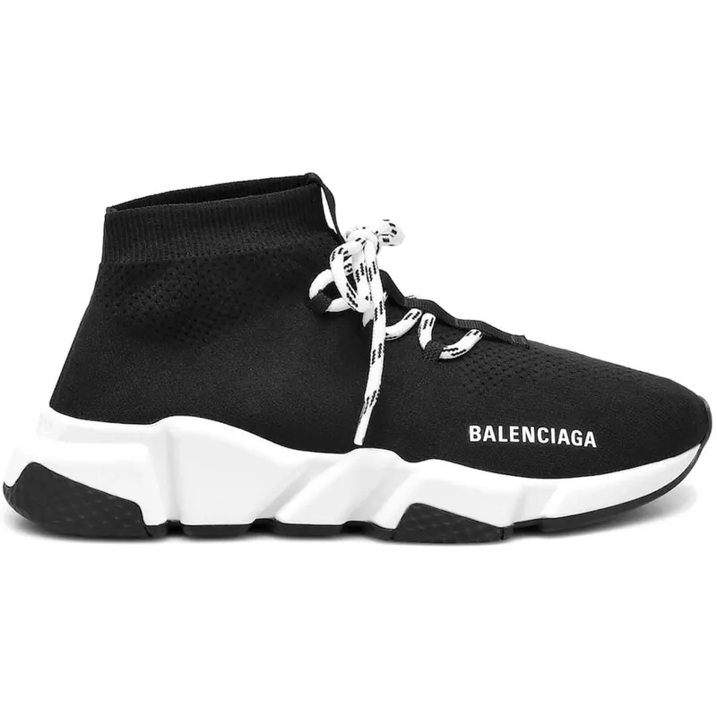 Balenciaga Speed Lace Up Black White (Women’s) (562159W1HP01000 / 587284W2DB21015)