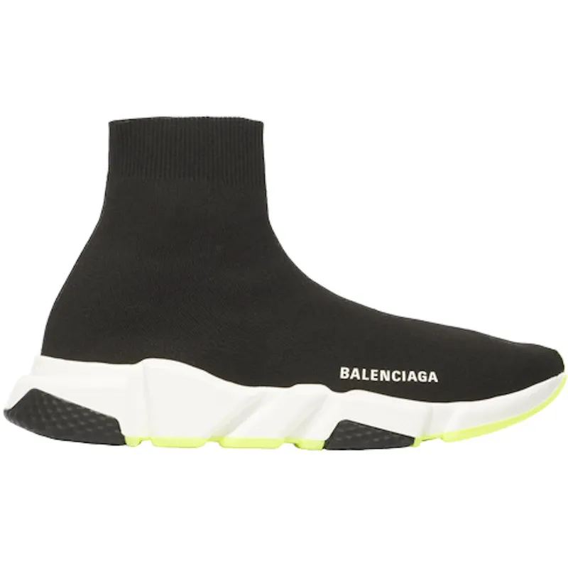 Balenciaga Speed Trainer Black Yellow 2019 (530455W05G01000)