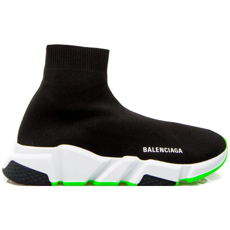 Balenciaga Speed Trainer Green Sole (587286 W1704 1073)
