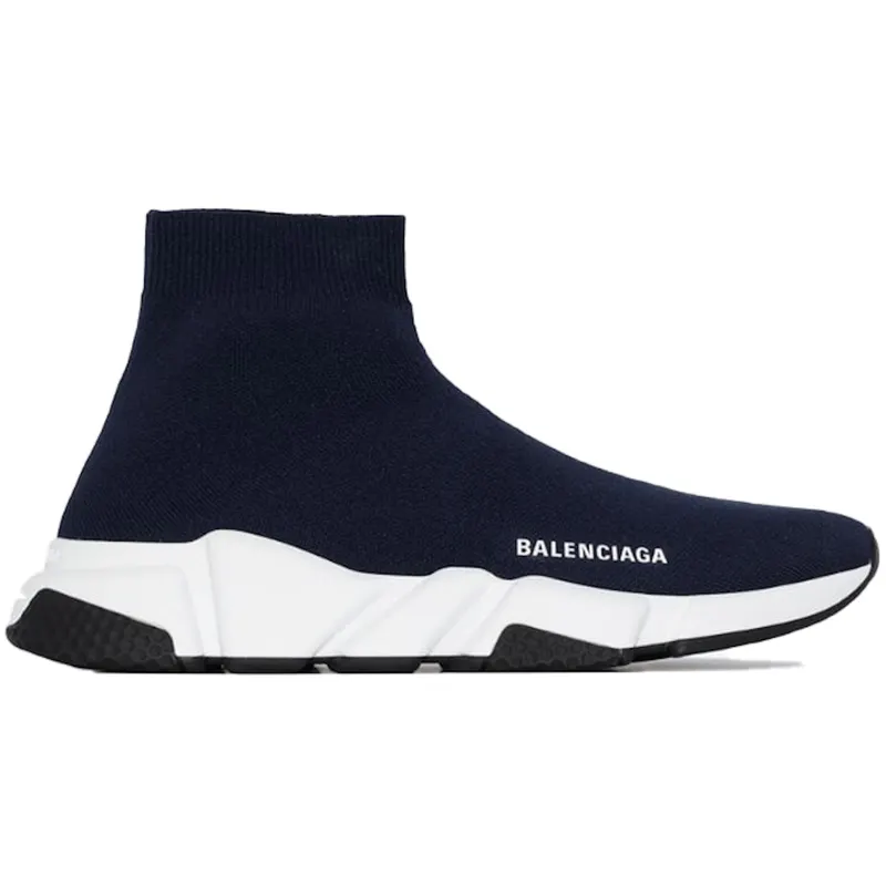 Balenciaga Speed Trainer Navy White Sole (587286W17024005)