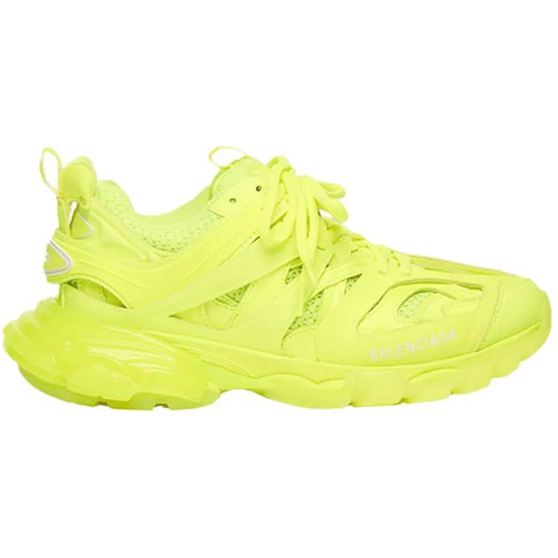 Balenciaga Track Clear Sole Fluo Yellow (Women’s) (647741W3BM37321)
