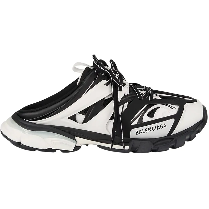 Balenciaga Track Mule Black White (653814W3DA49019)