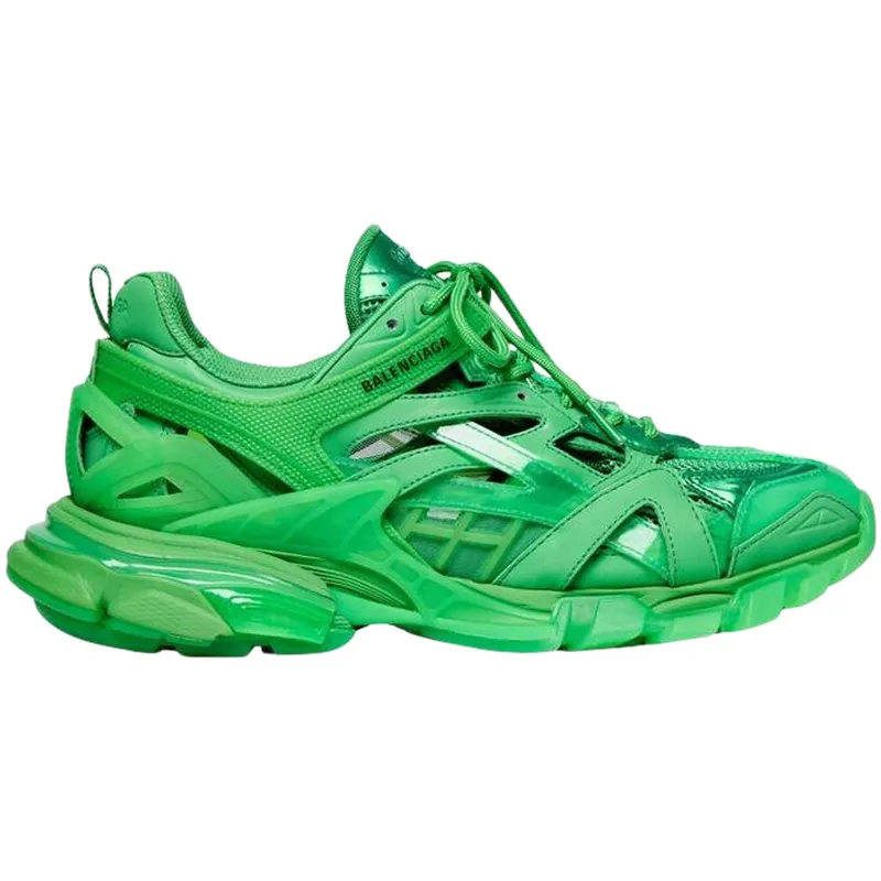 Balenciaga Track.2 Clear Sole Fluo Green (668823W3CT13510)