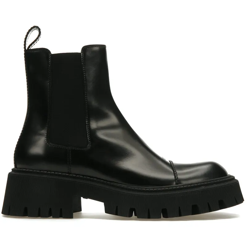 Balenciaga Tractor 20mm Boot Black (636599WA8E91000)