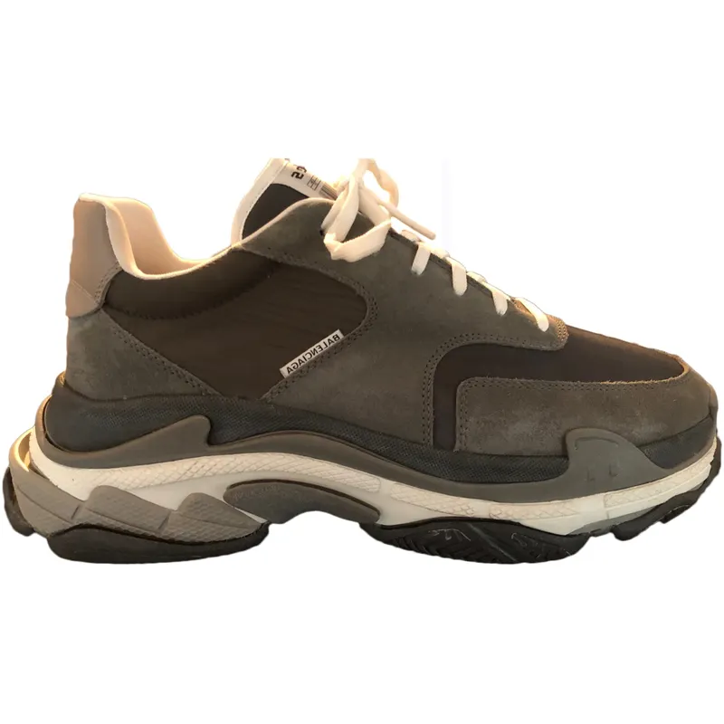 Balenciaga Triple S 2.0 Suede Grey Black (506346-W09S1-1214)