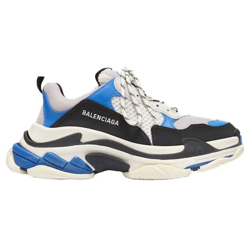Balenciaga Triple S Black Blue (536737W09OH1007)