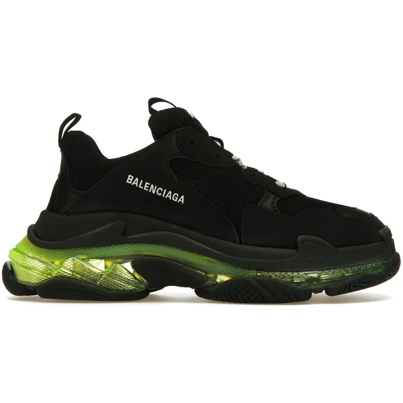 Balenciaga Triple S Black Yellow Fluo (541624 W09ON 1047)