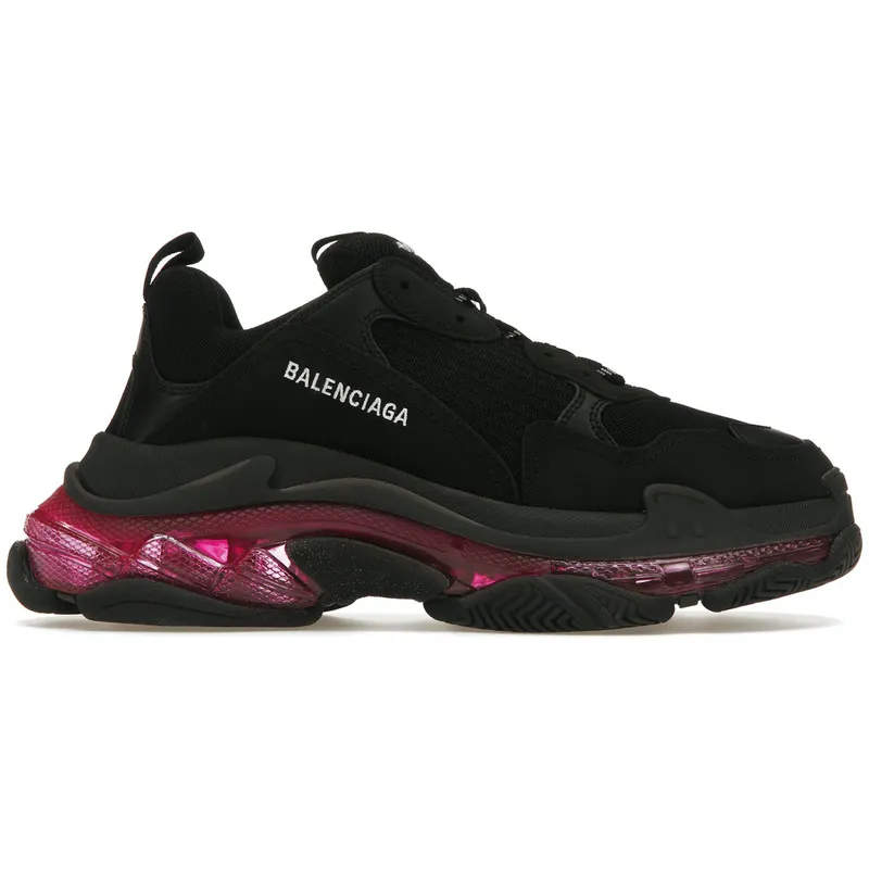 Balenciaga Triple S Clear Sole Neon Pink (541624W2FR11053)
