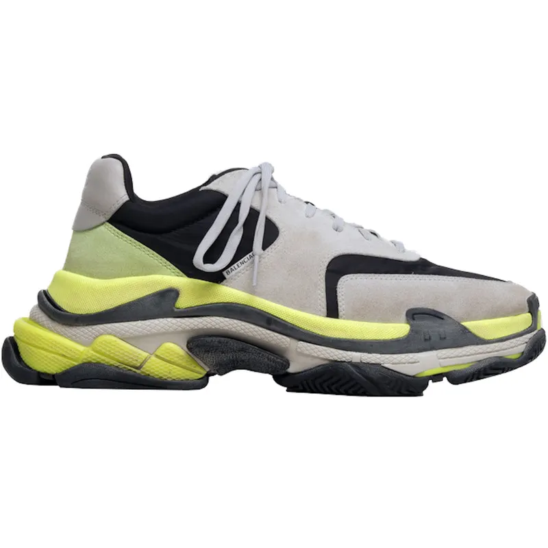 Balenciaga Triple S Grey Yellow (533888 W09T2 1293)
