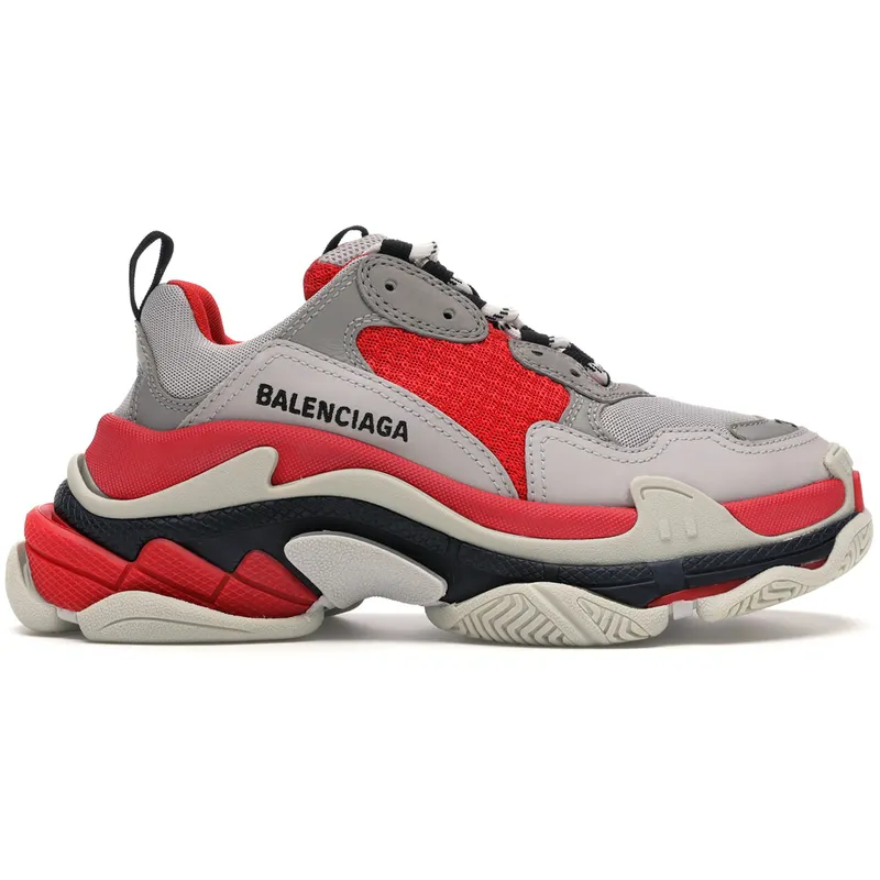 Balenciaga Triple S Red Grey (Women’s) (524039W09OH6495)