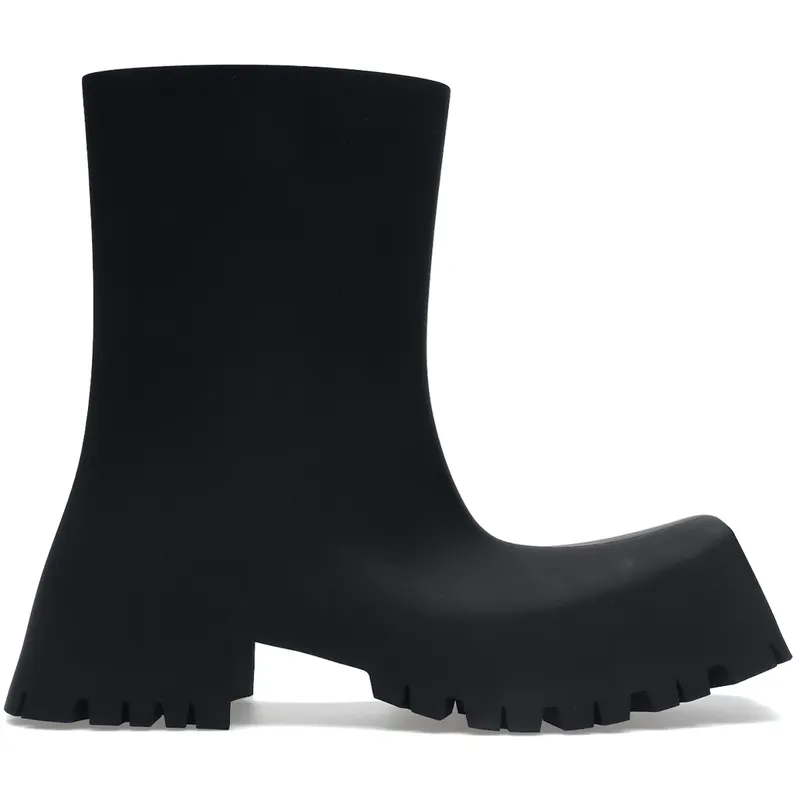 Balenciaga Trooper Rubber Boot Black (680660W0FO81000)