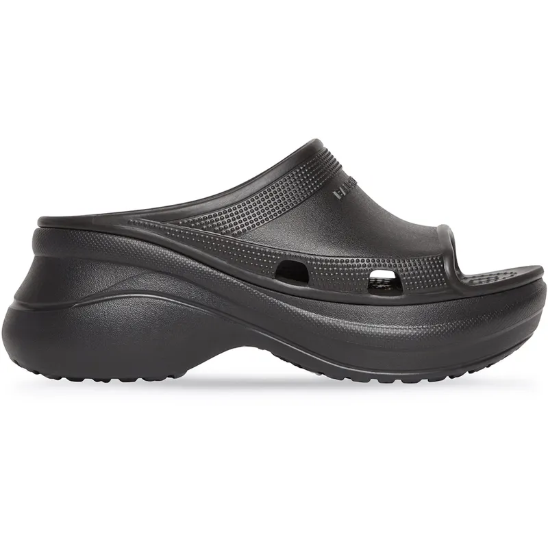 Balenciaga x Crocs Pool Slide Sandals Black (677386W1S8E1000)