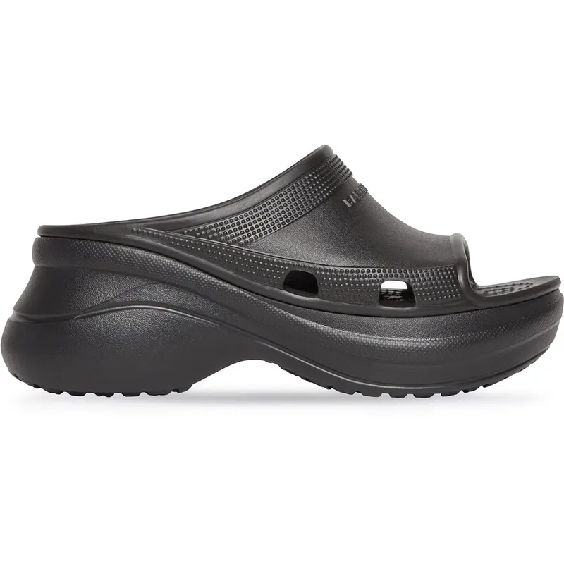 Balenciaga x Crocs Pool Slide Sandals Black (Women’s) (677389W1S8E1000)