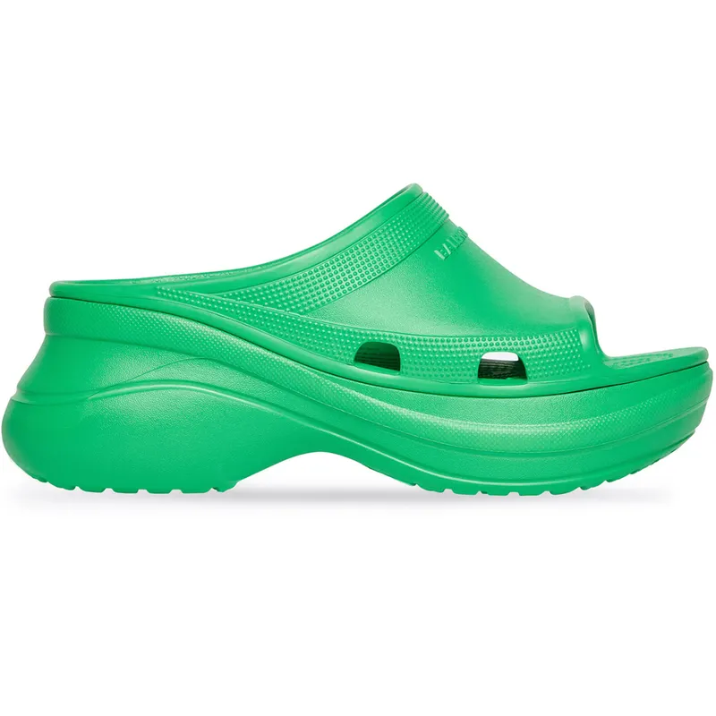 Balenciaga x Crocs Pool Slide Sandals Green (677386W1S8E3033)