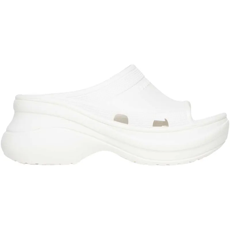 Balenciaga x Crocs Pool Slide Sandals White (Women’s) (677389W1S8E9000)