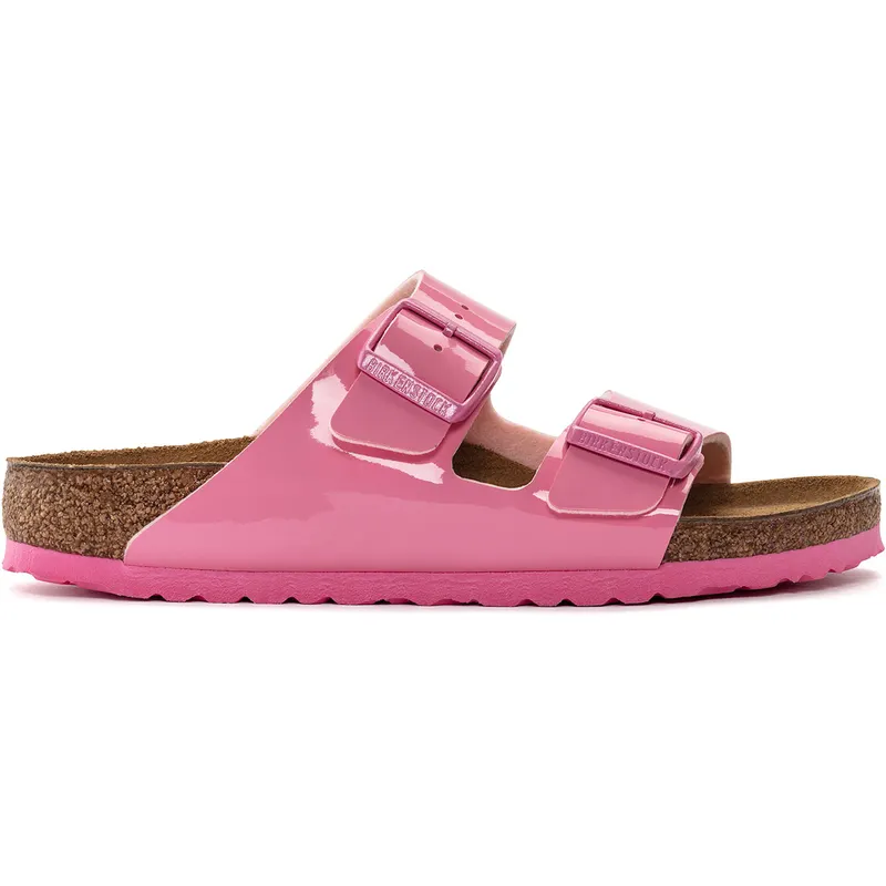 Birkenstock Arizona Birko-Flor Patent Candy Pink (Women’s) (1024104)