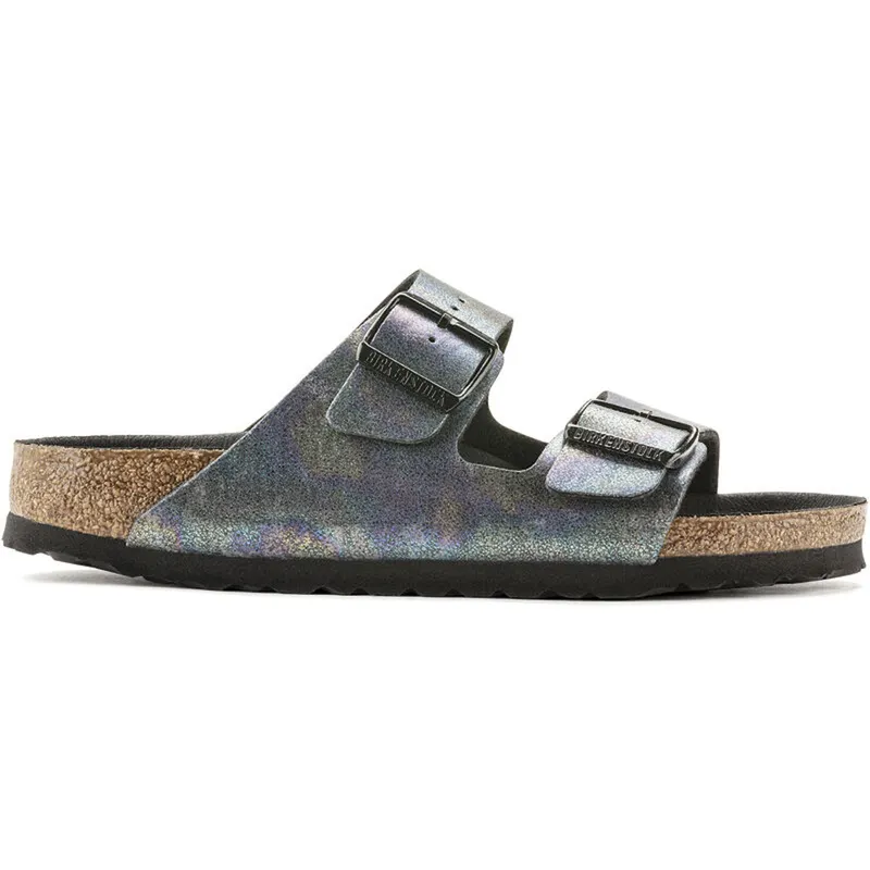 Birkenstock Arizona Microfiber Black Iridescent (Women’s) (1021251)