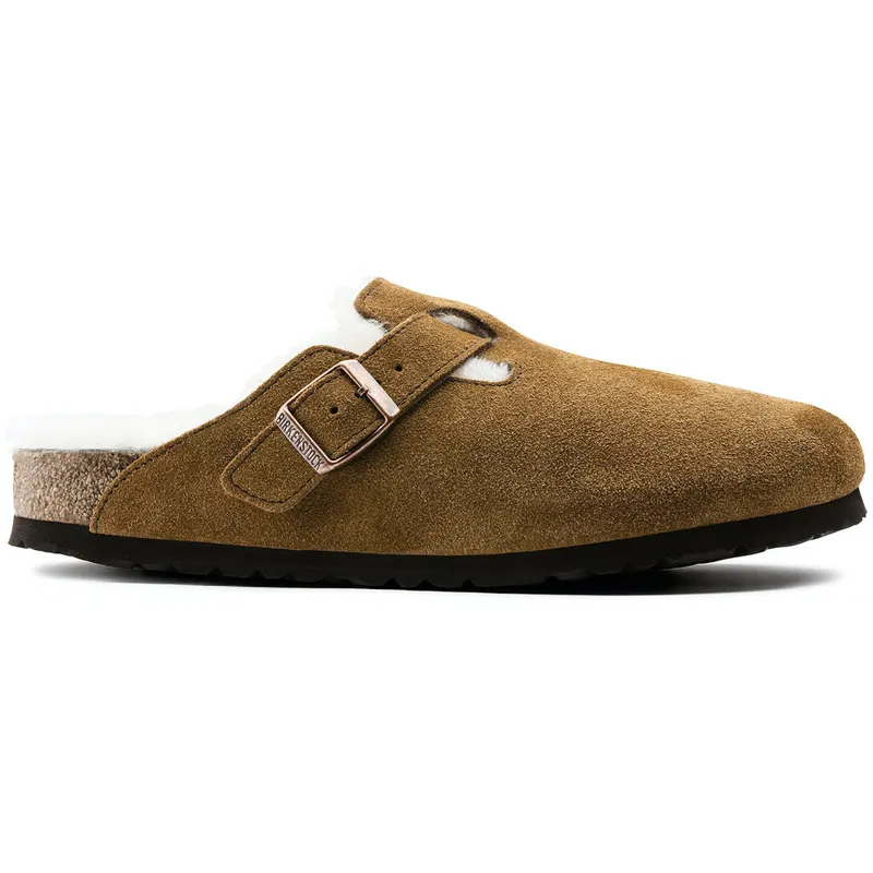 Birkenstock Boston Shearling Suede Mink (1001140/1001141)