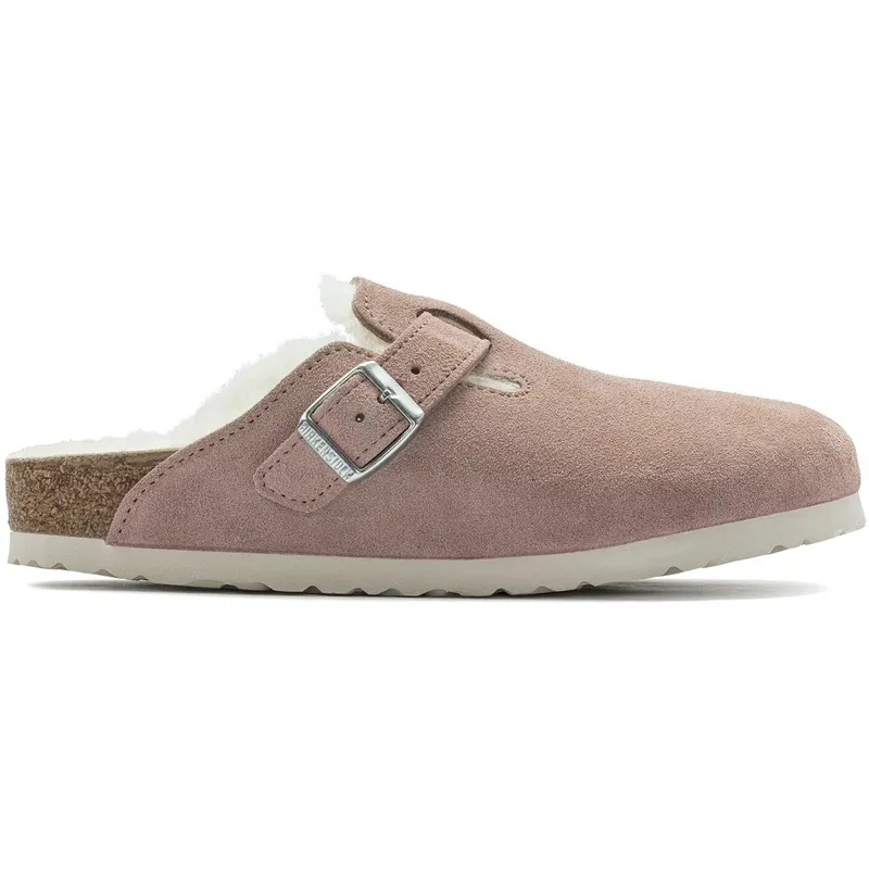 Birkenstock Boston Shearling Suede Pink Clay (1023292)