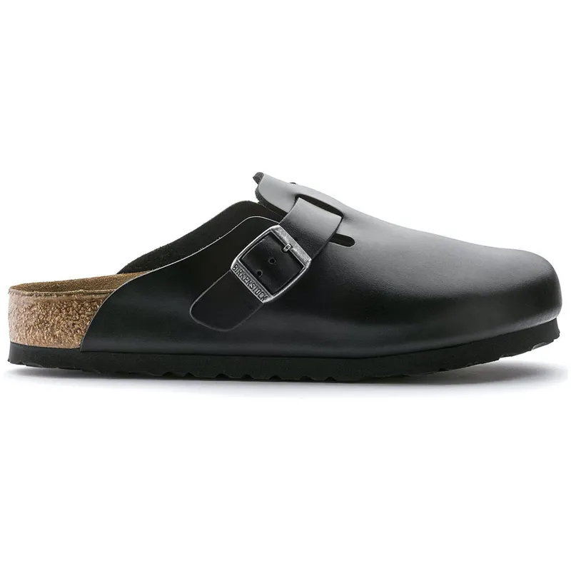 Birkenstock Boston Soft Footbed Smooth Leather Amalfi Black (0059831)