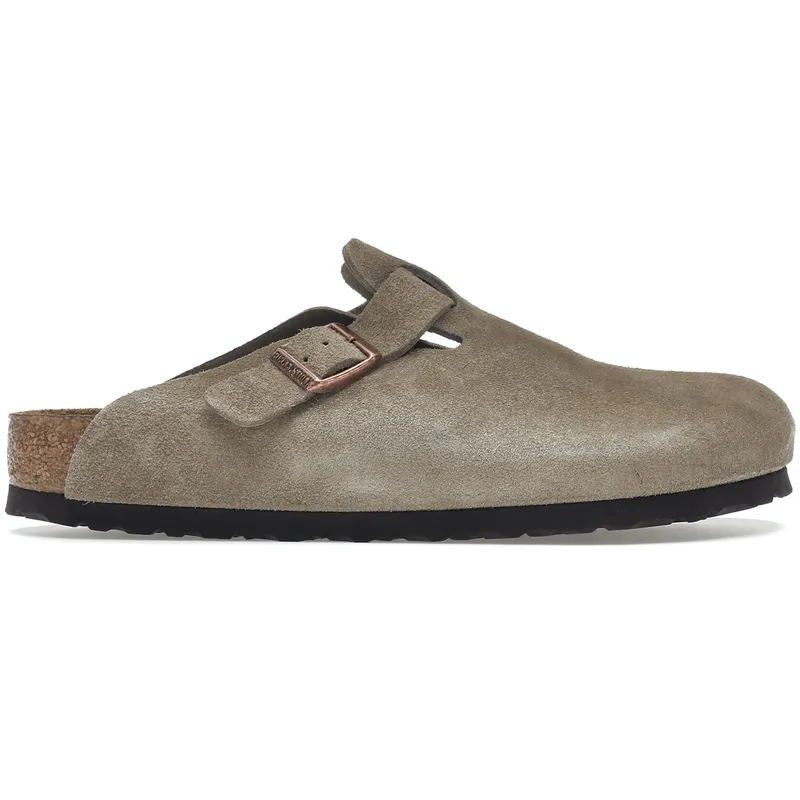 Birkenstock Boston Soft Footbed Suede Taupe (0560771)
