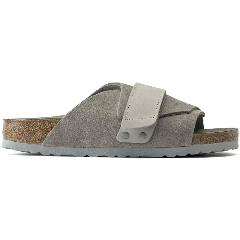 Birkenstock Kyoto Nubuck Suede Stone Coin (1020724/1020737)