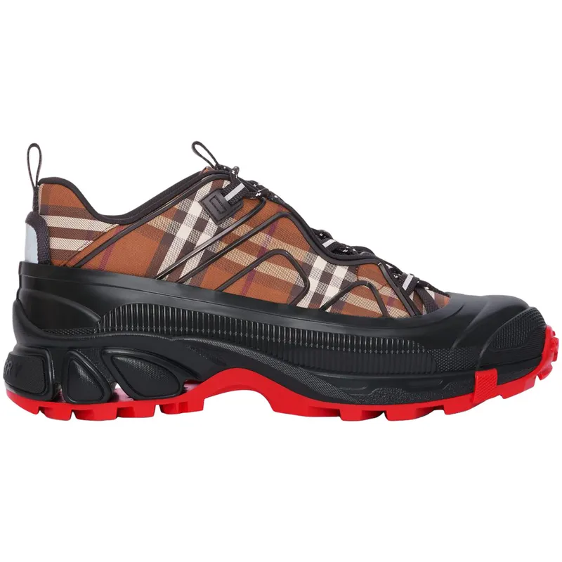 Burberry Arthur Vintage Check Cotton Birch Brown Black Red (80608591)