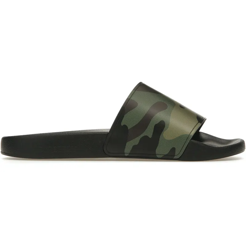 Burberry Embossed Logo Slides Mangrove Green (80427121)