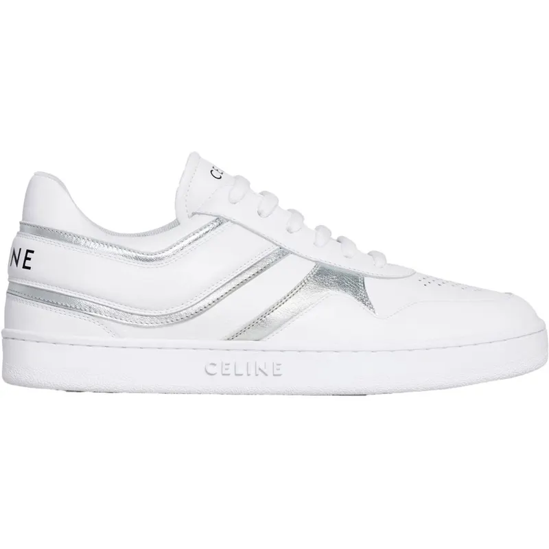 Celine Trainer Low Top White Leather (Women’s) (345813544C01SV)