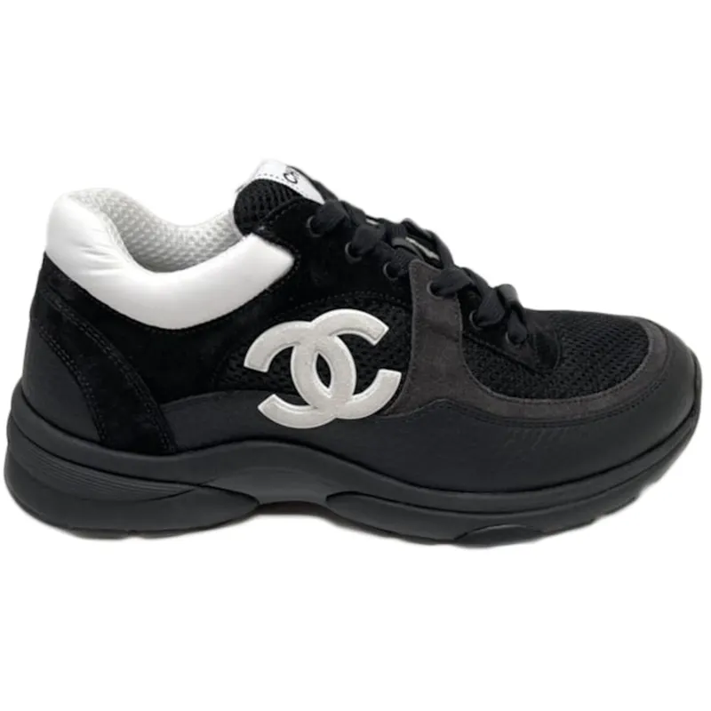 Chanel Low Top Trainer Black White (Women’s) (G38299 Y55720 K3845)