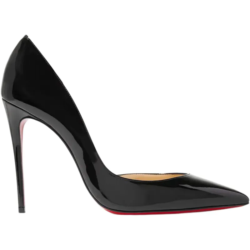 Christian Louboutin Iriza 100mm Pump Black Patent Leather (3130524BK01)
