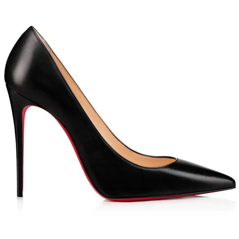 Christian Louboutin Kate 100mm Pump Black Nappa Leather (3191410BK01)