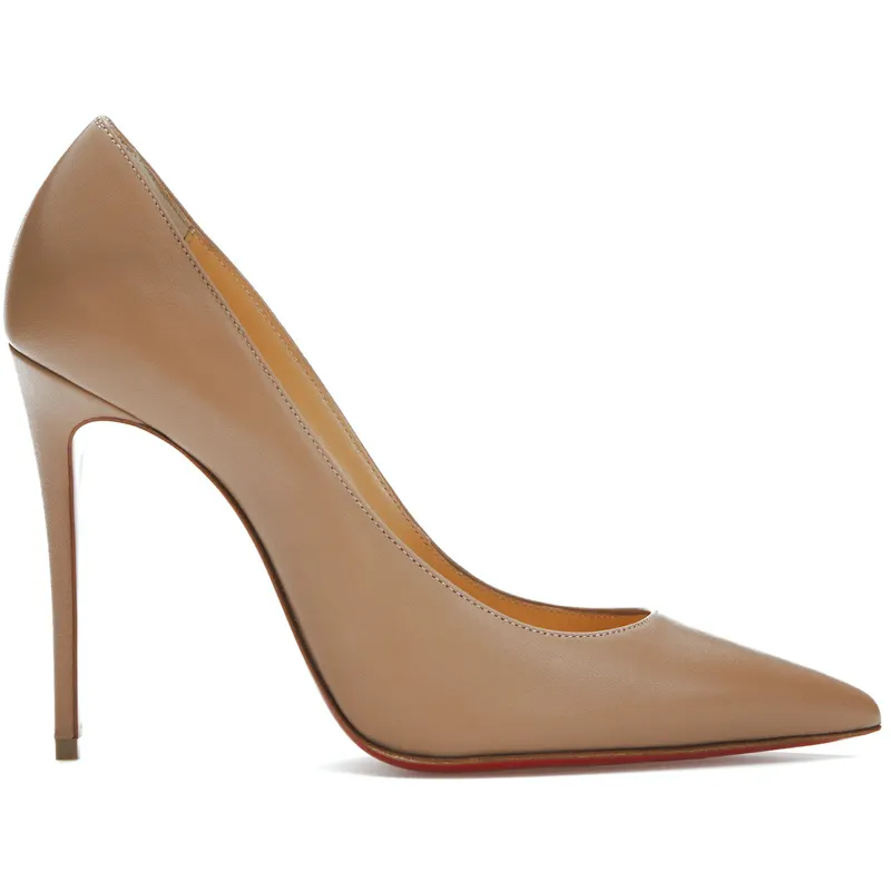 Christian Louboutin Kate 100mm Pump Nude Nappa Leather (1210663N247)