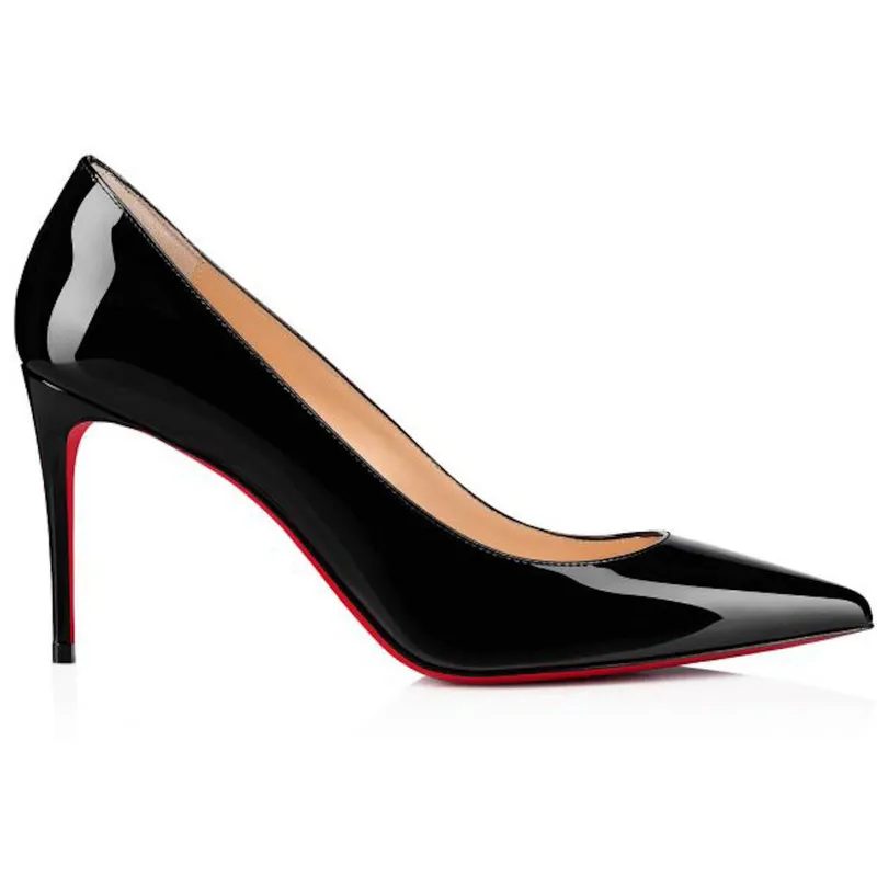 Christian Louboutin Kate 85mm Pump Black Patent Leather (3191416BK01)
