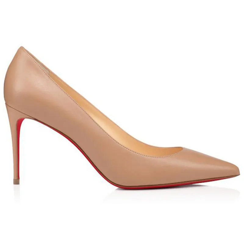 Christian Louboutin Kate 85mm Pump Nude Nappa Leather (3190044PK1A)