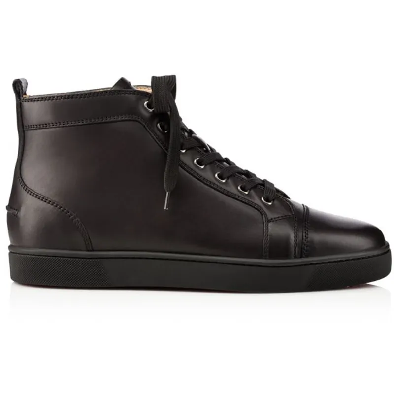 Christian Louboutin Louis Flat High Black Black (3091177CM53)