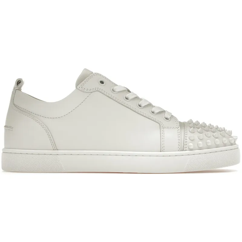 Christian Louboutin Louis Junior Spikes White (11305733047)