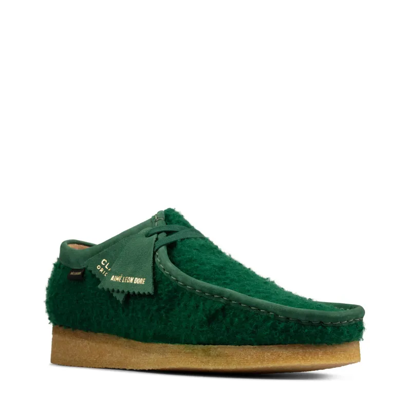 Clarks Originals Wallabee Aime Leon Dore Green Casentino Wool (26160880)