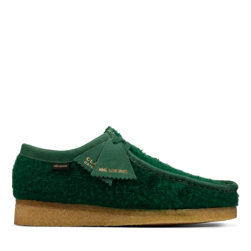 Clarks Originals Wallabee Aime Leon Dore Green Casentino Wool (26160880)